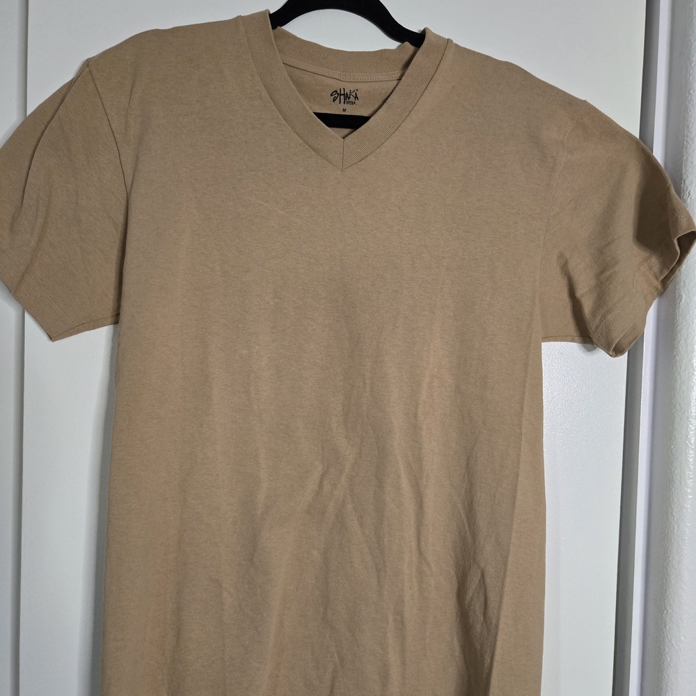 PHAX Tan V-Neck Men's Tee